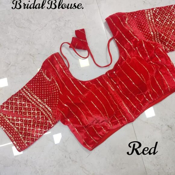 VELVET BLOUSE - Picture 13 of 16